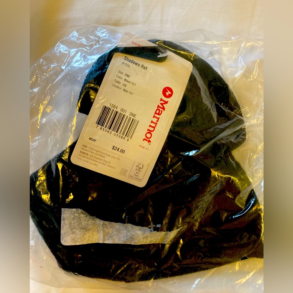 Marmot wool hat new in package